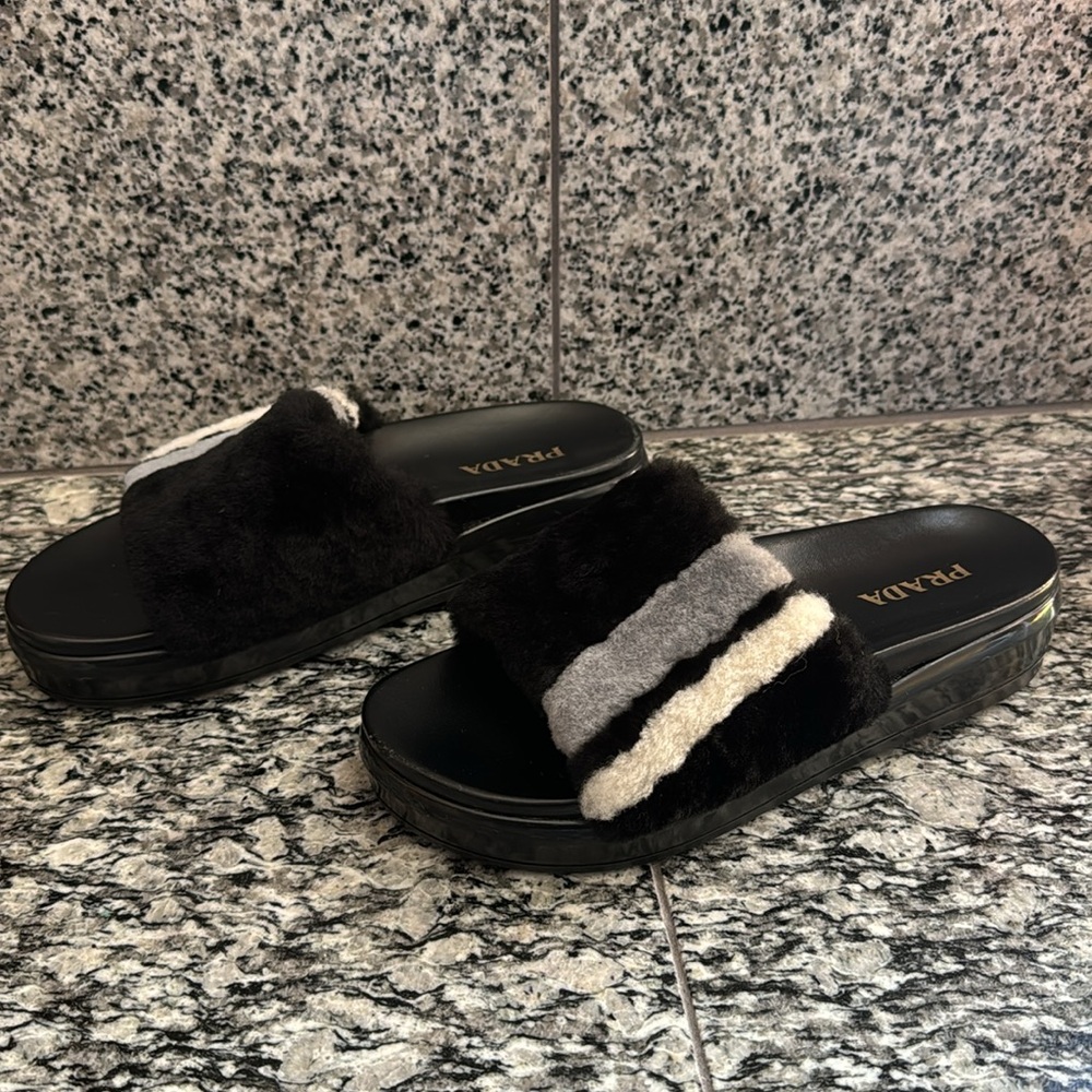 Prada Mink Slides - Picture 8 of 17